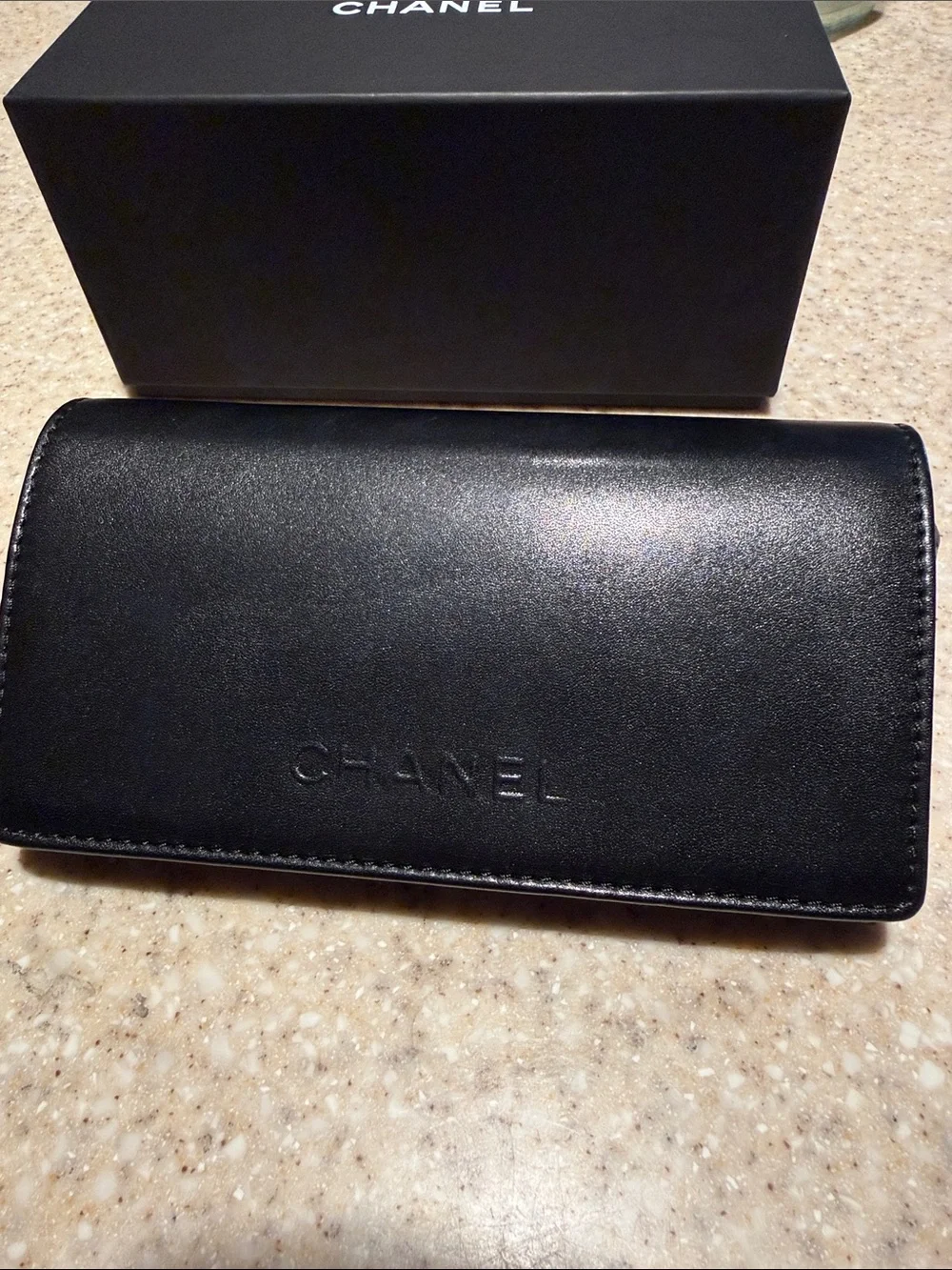 CHANEL Black Sunglasses Case